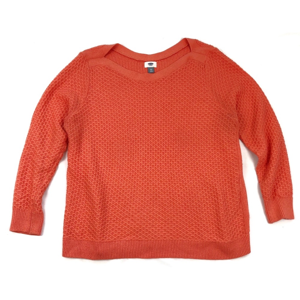 Orange Knit Old Navy Sweater